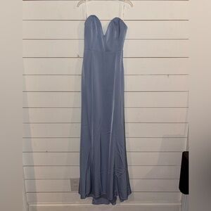 Lovers + Friends Strapless Blue prom/wedding guests Dress